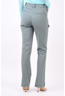 Pantaloni Dama Jjxx Jxdana Mynte Slim Aruba Blue Checks Black Window